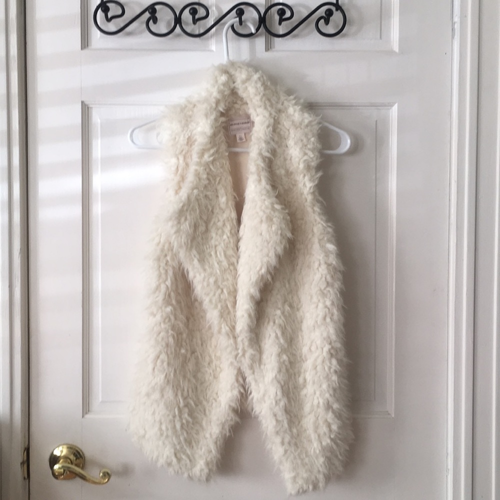 Nordstrom Sherling Drape Vest